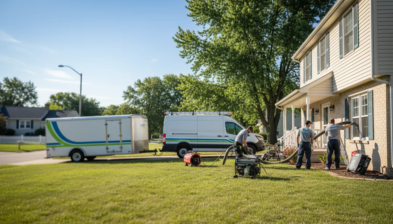 Flooded Basement Restoration And Cleanup With Repair in Hoisington, KS near me
